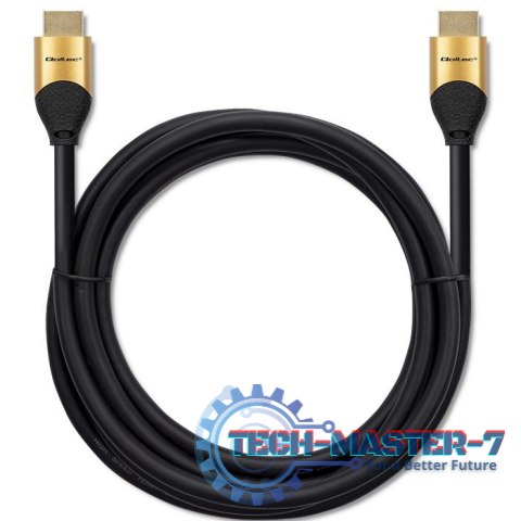 Kabel HDMI v2.1 Ultra High Speed 8K | 60Hz | 26AWG | 5m Złoty Kabel HDMI v2.1 Ultra High Speed 8K | 60Hz | 26AWG | 5m Złoty
