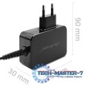 Ładowarka GaN Power Pro | 1xUSB-C | 65W | 5-20V | 3-3.25A | Czarna Ładowarka GaN Power Pro | 1xUSB-C | 65W | 5-20V | 3-3.25A | Czarna