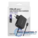 Ładowarka GaN Power Pro | 1xUSB-C | 65W | 5-20V | 3-3.25A | Czarna Ładowarka GaN Power Pro | 1xUSB-C | 65W | 5-20V | 3-3.25A | Czarna