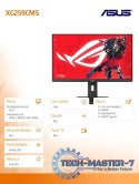 Monitor 25 cali XG259CMS F-IPS FHD 144Hz HDMI USB DP USB-C PIVOT Monitor 25 cali XG259CMS F-IPS FHD 144Hz HDMI USB DP USB-C PIVOT