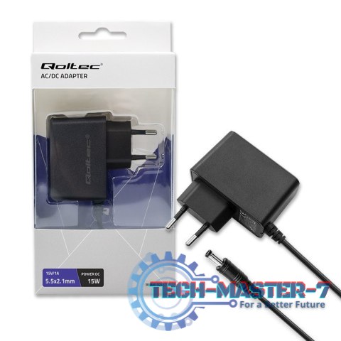 Zasilacz wtyczkowy 15W | 15V | 1A | 5.5*2.1 Zasilacz wtyczkowy 15W | 15V | 1A | 5.5*2.1