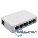 SWITCH przełącznik sieciowy 5 x port RJ45 | 1000Mbps | Fast Ethernet | LAN SWITCH przełącznik sieciowy 5 x port RJ45 | 1000Mbps | Fast Ethernet | LAN