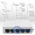 SWITCH przełącznik sieciowy 5 x port RJ45 | 1000Mbps | Fast Ethernet | LAN SWITCH przełącznik sieciowy 5 x port RJ45 | 1000Mbps | Fast Ethernet | LAN