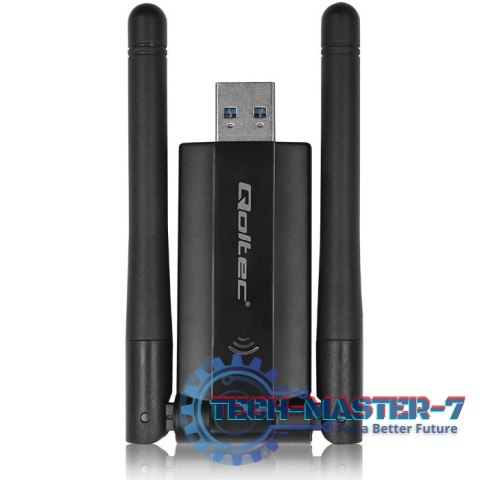 Szybki bezprzewodowy adapter USB DUAL Wi-Fi 2 x 2dBi | Standard AC | USB 3.0 | 1200Mbps Szybki bezprzewodowy adapter USB DUAL Wi-Fi 2 x 2dBi | Standard AC | USB 3.0 | 1200Mbps