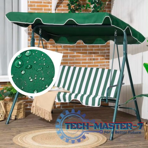 Daszek do huśtawki 200x120 cm wodoodporne poszycie zielony MultiGarden MULTI GARDEN Daszek do huśtawki 200x120 cm wodoodporne poszycie zielony MultiGarden MULTI GARDEN