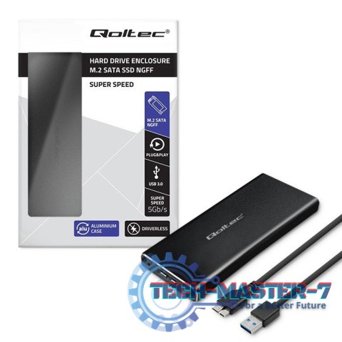 Obudowa | kieszeń do dysków SSD M.2 SATA | NGFF | USB 3.0 Obudowa | kieszeń do dysków SSD M.2 SATA | NGFF | USB 3.0