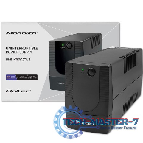 Zasilacz awaryjny UPS | Monolith | 850VA | 480W Zasilacz awaryjny UPS | Monolith | 850VA | 480W