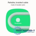 Kabel USB-C-USB-C PowerStream 100W oplot 1,2m czarny Kabel USB-C-USB-C PowerStream 100W oplot 1,2m czarny