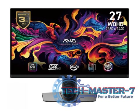 Monitor 26.5 cala MAG 271QPX QD-OLED E2 LED/WQHD/FLAT/240Hz/czarny Monitor 26.5 cala MAG 271QPX QD-OLED E2 LED/WQHD/FLAT/240Hz/czarny