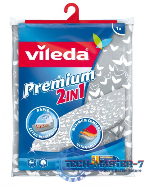 Pokrowiec na deskę do prasowania VILEDA Premium 2w1 Pokrowiec na deskę do prasowania VILEDA Premium 2w1