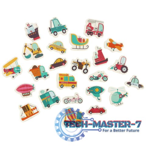 Puzzle w puszce pojazdy 24 puzzle Puzzle w puszce pojazdy 24 puzzle