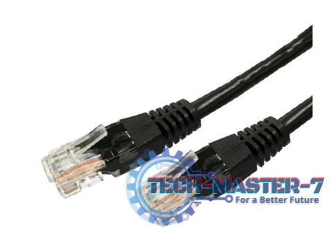 Kabel Patchcord miedziany kat.6a RJ45 UTP 2m czarny - paczka 10 sztuk Kabel Patchcord miedziany kat.6a RJ45 UTP 2m czarny - paczka 10 sztuk