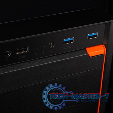 Obudowa komputerowa J23 midi tower ATX USB 3.0 x 2 Czarna Obudowa komputerowa J23 midi tower ATX USB 3.0 x 2 Czarna