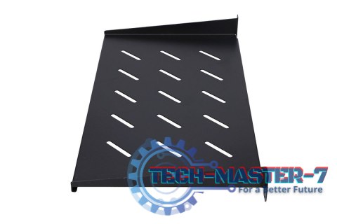 Półka rack 1U do szaf wiszących czarna 25 cm Półka rack 1U do szaf wiszących czarna 25 cm