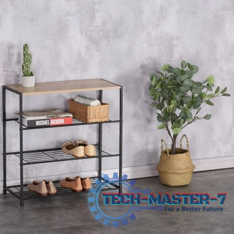 Szafka na buty stojak regał półka loft 3 poziomy ModernHome ModernHome Szafka na buty stojak regał półka loft 3 poziomy ModernHome ModernHome