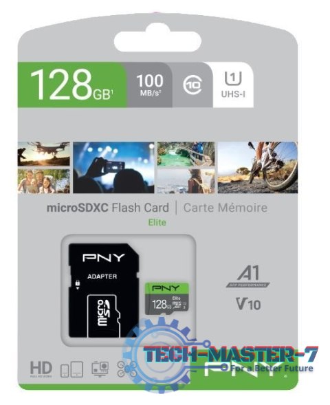 Karta pamięci MicroSDXC 128GB P-SDU128V11100EL-GE Karta pamięci MicroSDXC 128GB P-SDU128V11100EL-GE
