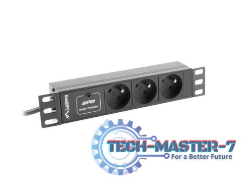 Listwa zasilająca Rack PDU 10 cali 1U 3x 230V PL 2m 10A czarna C14 Listwa zasilająca Rack PDU 10 cali 1U 3x 230V PL 2m 10A czarna C14