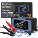 Prostownik do akumulatora z funkcją naprawy | Inteligentna mikroprocesorowa ładowarka | 12V | 7A | LED | 4 tryby Prostownik do akumulatora z funkcją naprawy | Inteligentna mikroprocesorowa ładowarka | 12V | 7A | LED | 4 tryby