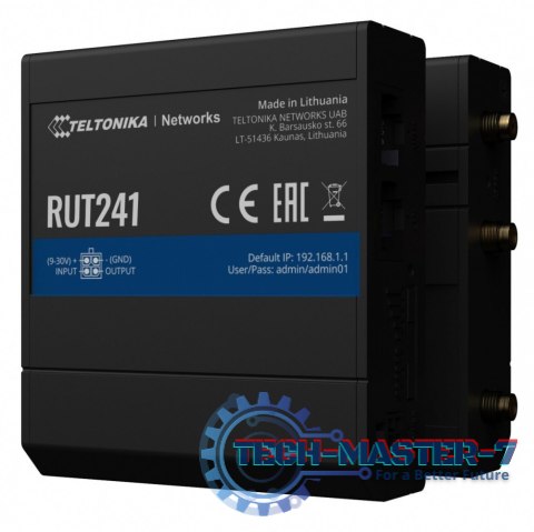 Router LTE RUT241 (Cat 4), 4G, WiFi, Ethernet Router LTE RUT241 (Cat 4), 4G, WiFi, Ethernet