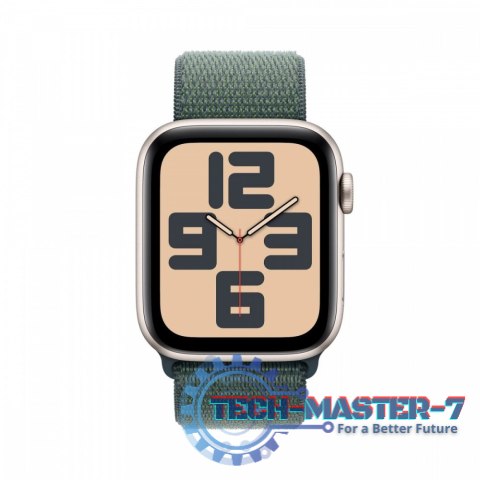 Watch SE GPS, koperta 40 mm z aluminium w kolorze księżycowej poświaty z opaską sportową w kolorze górskiego jeziora Watch SE GPS, koperta 40 mm z aluminium w kolorze księżycowej poświaty z opaską sportową w kolorze górskiego jeziora