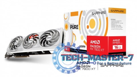 Karta graficzna Radeon RX 7800 XT PURE GAMING OC 16GB GDDR6 256bit 2DP Karta graficzna Radeon RX 7800 XT PURE GAMING OC 16GB GDDR6 256bit 2DP