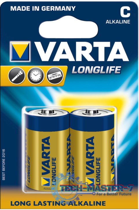 Baterie VARTA Alkaliczno-manganowa C (LR14, R14, 14A, UM2, MN1400, HP11) 2 szt. BAVA 4114LONG Baterie VARTA Alkaliczno-manganowa C (LR14, R14, 14A, UM2, MN1400, HP11) 2 szt. BAVA 4114LONG