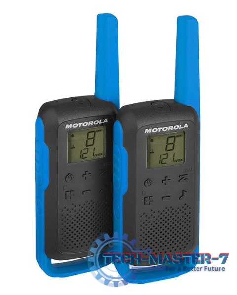 Krótkofalówki T62 PMR 446 niebieskie Krótkofalówki T62 PMR 446 niebieskie