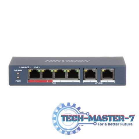 Przełącznik HIKVISION DS-3E0106P-E/M (2x 10/100 ) Przełącznik HIKVISION DS-3E0106P-E/M (2x 10/100 )