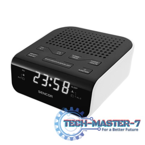 SRC 136 WH Radiobudzik, wyświetlacz LED, prog. 20 stacji FM SRC 136 WH Radiobudzik, wyświetlacz LED, prog. 20 stacji FM