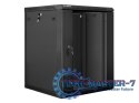 Szafa instalacyjna wisząca 19'' 15U 600X600mm czarna (drzwi szklane) Szafa instalacyjna wisząca 19'' 15U 600X600mm czarna (drzwi szklane)