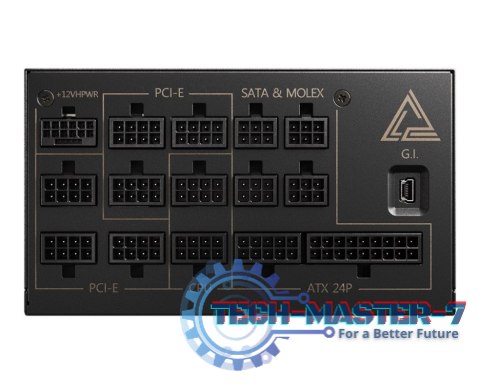 Zasilacz PC MSI 1300W MEG AI1300P PCIE5 Zasilacz PC MSI 1300W MEG AI1300P PCIE5