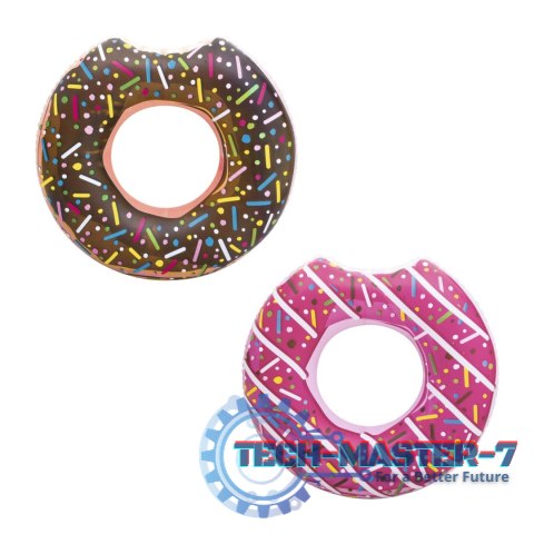 Kółko do pływania koło dmuchane BESTWAY 36188 donut brązowe 107cm Kółko do pływania koło dmuchane BESTWAY 36188 donut brązowe 107cm