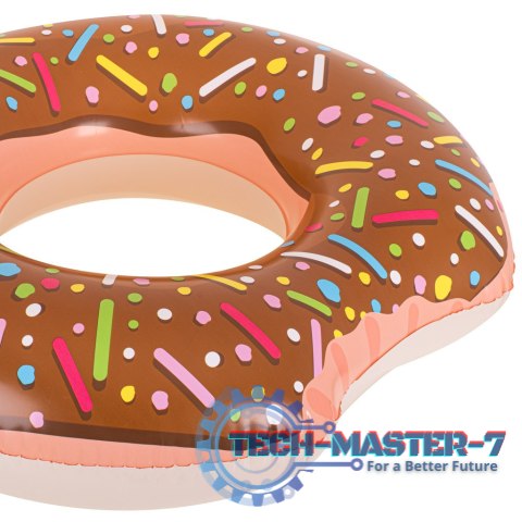 Kółko do pływania koło dmuchane BESTWAY 36188 donut brązowe 107cm Kółko do pływania koło dmuchane BESTWAY 36188 donut brązowe 107cm