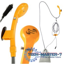 Prysznic turystyczny przenośny natrysk camping myjka 12v