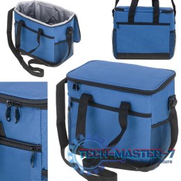 Torba termiczna na lunch jedzenie śniadaniowa izolacyjna na plażę piknik 16L granatowa