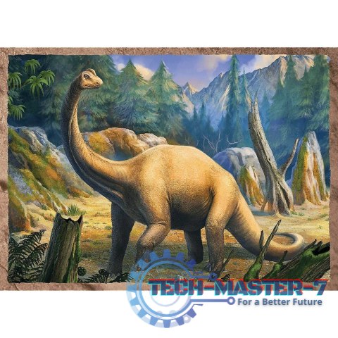 Puzzle 4w1 Ciekawe dinozaury Puzzle 4w1 Ciekawe dinozaury