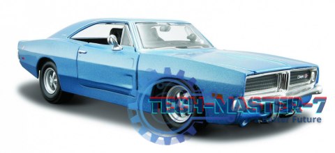 Model kompozytowy Dodge Charger R/T 1/25 niebieski Model kompozytowy Dodge Charger R/T 1/25 niebieski