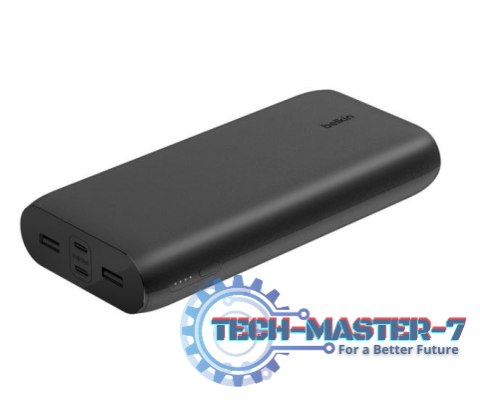 Powerbank BoostCharge 26k mAh 32W 2xUSB-C 2xUSB-A czarny Powerbank BoostCharge 26k mAh 32W 2xUSB-C 2xUSB-A czarny