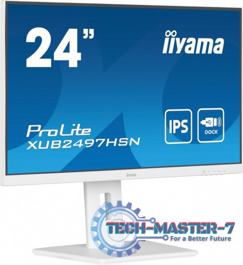 Monitor 24 cale XUB2497HSN-W2 IPS, USB-C Dock, HDMI, DP, 300cd, Pivot, HAS, biały /5y/ Monitor 24 cale XUB2497HSN-W2 IPS, USB-C Dock, HDMI, DP, 300cd, Pivot, HAS, biały /5y/