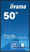 Monitor 50 cali LH5075UHS-B1AG,24/7,VA,ANDROID.11,4K,3xHDMI,DP,RJ45, 2xUSB,2x10W