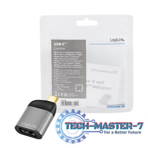 Adapter USB Type-C, do DP/F, 8K Adapter USB Type-C, do DP/F, 8K