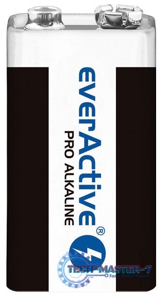 Bateria alkaliczna R9/6LR61 9V PRO ALKALINE, Opakowanie 10 szt. Bateria alkaliczna R9/6LR61 9V PRO ALKALINE, Opakowanie 10 szt.