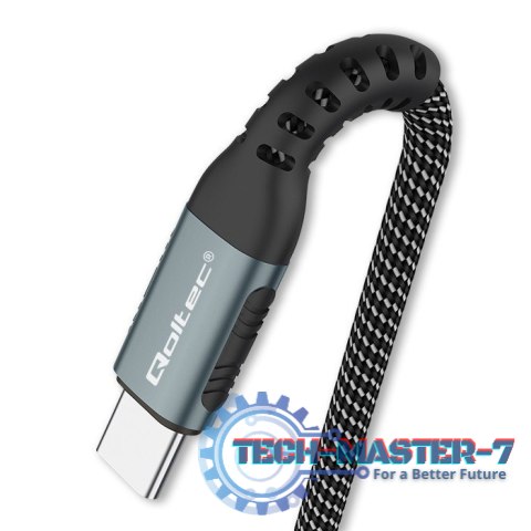 Kabel USB 2.0 typ C | USB 2.0 typ C 100W | QC 3.0 | PD | 1m | Czarny Kabel USB 2.0 typ C | USB 2.0 typ C 100W | QC 3.0 | PD | 1m | Czarny