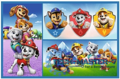 Puzzle 2x70 elementów Psi Patrol rządzi Puzzle 2x70 elementów Psi Patrol rządzi