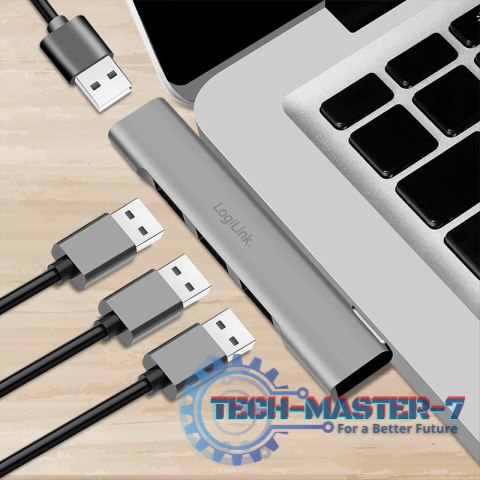 Smukły HUB USB-A do 1x USB-A 3.0 3xUSB-A 2.0 Smukły HUB USB-A do 1x USB-A 3.0 3xUSB-A 2.0