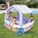 Dmuchany basen brodzik z daszkiem dla dzieci fioletowy INTEX 57470-DINO INTEX Dmuchany basen brodzik z daszkiem dla dzieci fioletowy INTEX 57470-DINO INTEX