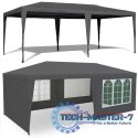 Namiot pawilon ogrodowy handlowy 3x6 m 6 ścianek szary MultiGarden MultiGarden Namiot pawilon ogrodowy handlowy 3x6 m 6 ścianek szary MultiGarden MultiGarden