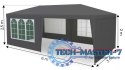 Namiot pawilon ogrodowy handlowy 3x6 m 6 ścianek szary MultiGarden MultiGarden Namiot pawilon ogrodowy handlowy 3x6 m 6 ścianek szary MultiGarden MultiGarden