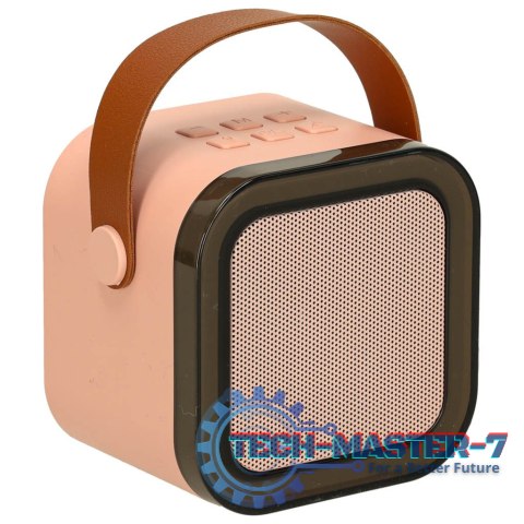 Zestaw do karaoke 2 mikrofony + głośnik przenośny BLUETOOTH USB LED różowy Zestaw do karaoke 2 mikrofony + głośnik przenośny BLUETOOTH USB LED różowy