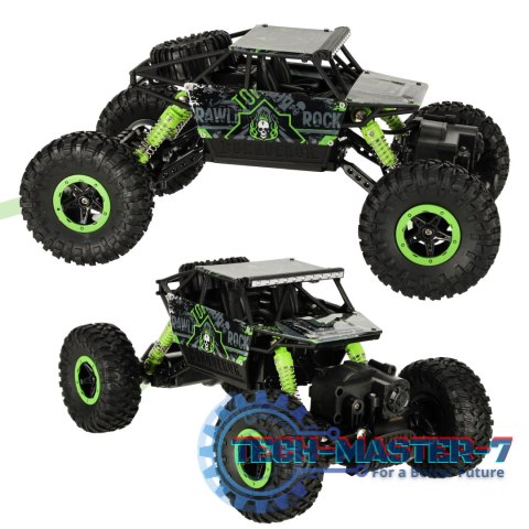 Samochód zdalnie sterowany na pilota RC Rock Crawler HB 2,4GHz 1:18 zielony Samochód zdalnie sterowany na pilota RC Rock Crawler HB 2,4GHz 1:18 zielony